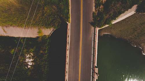 green aerial photography of bridge maxwell